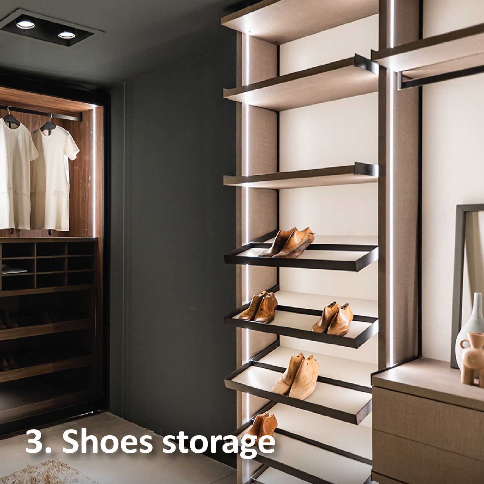 Shoe storage