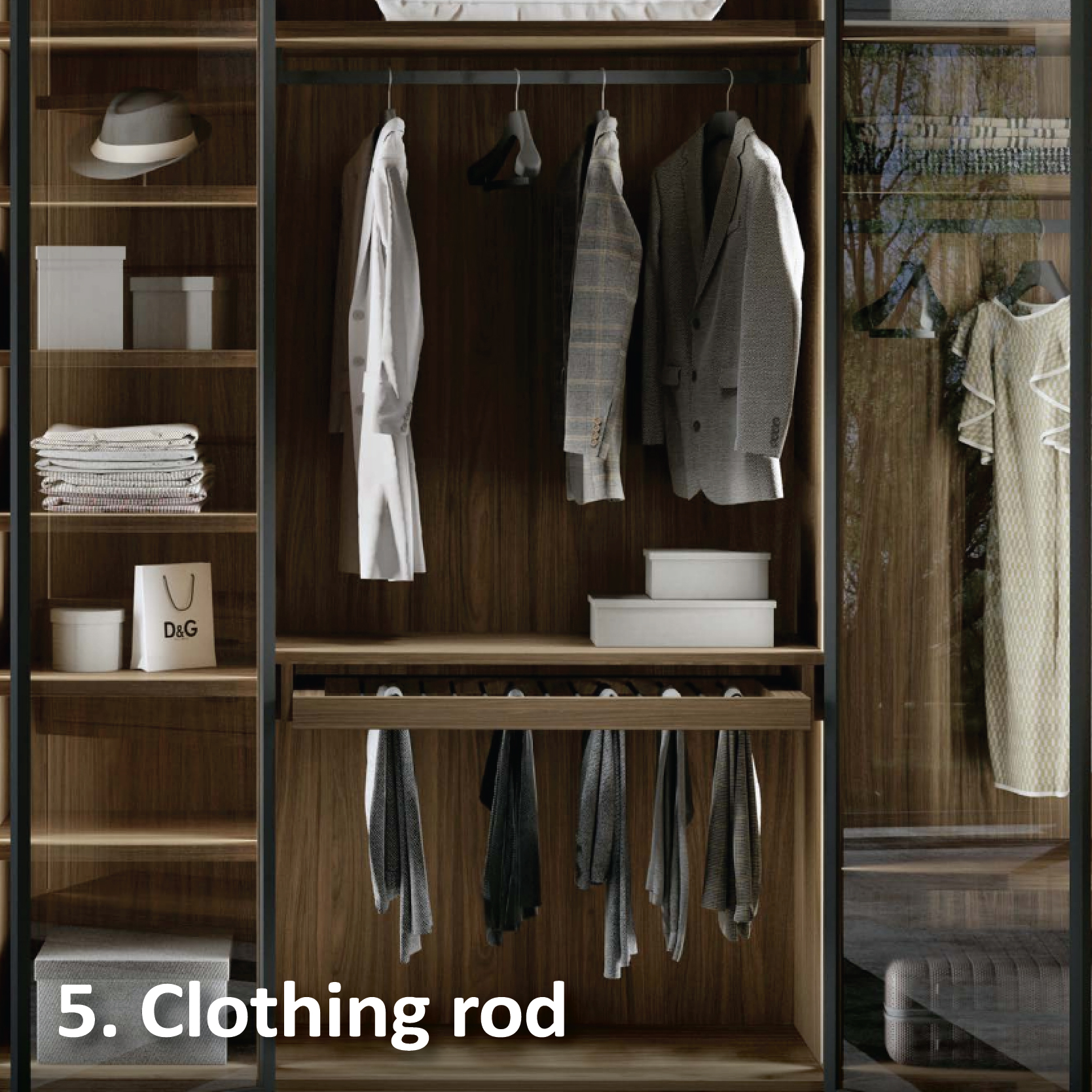 Clothing rod